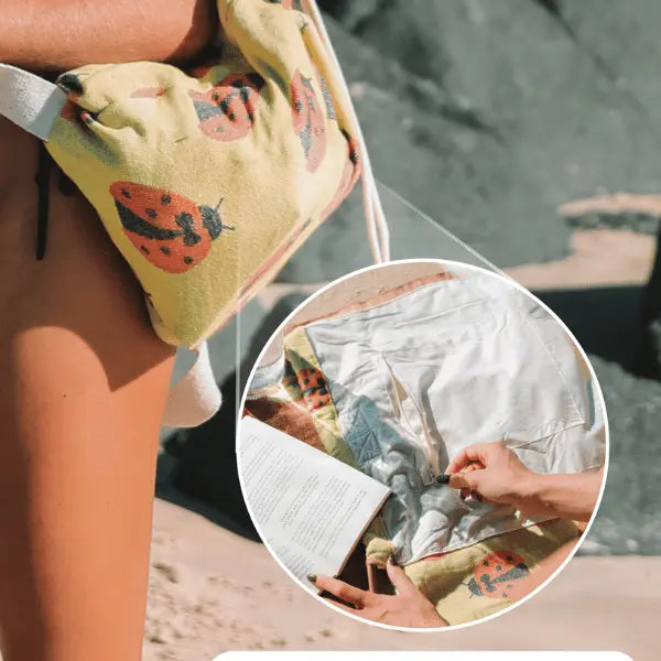 2-in-1 Beach Towel Backpack – Single Towel Bag