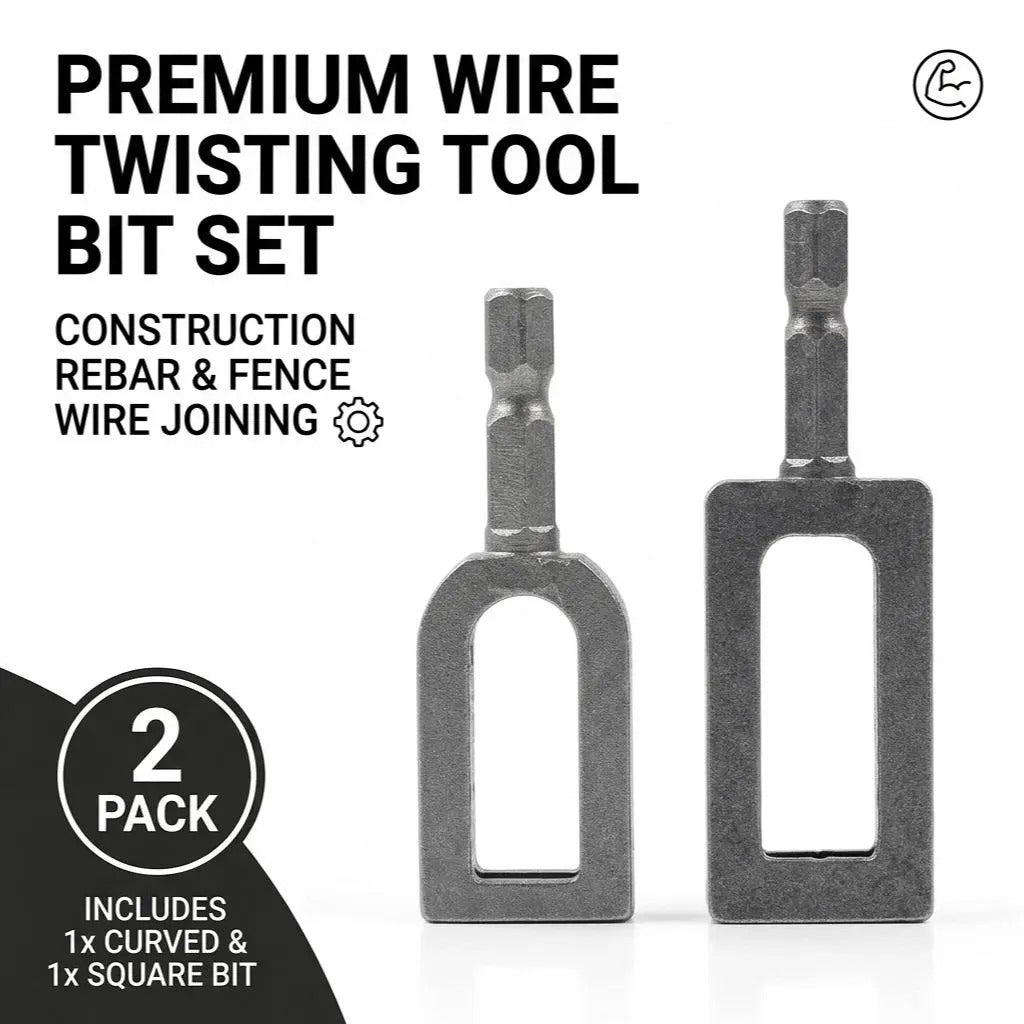Heavy-Duty Wire Twister Tool – Multifunctional Wire Knotter with Twist Sleeve for Fast Bundling & Greenhouse Assembly