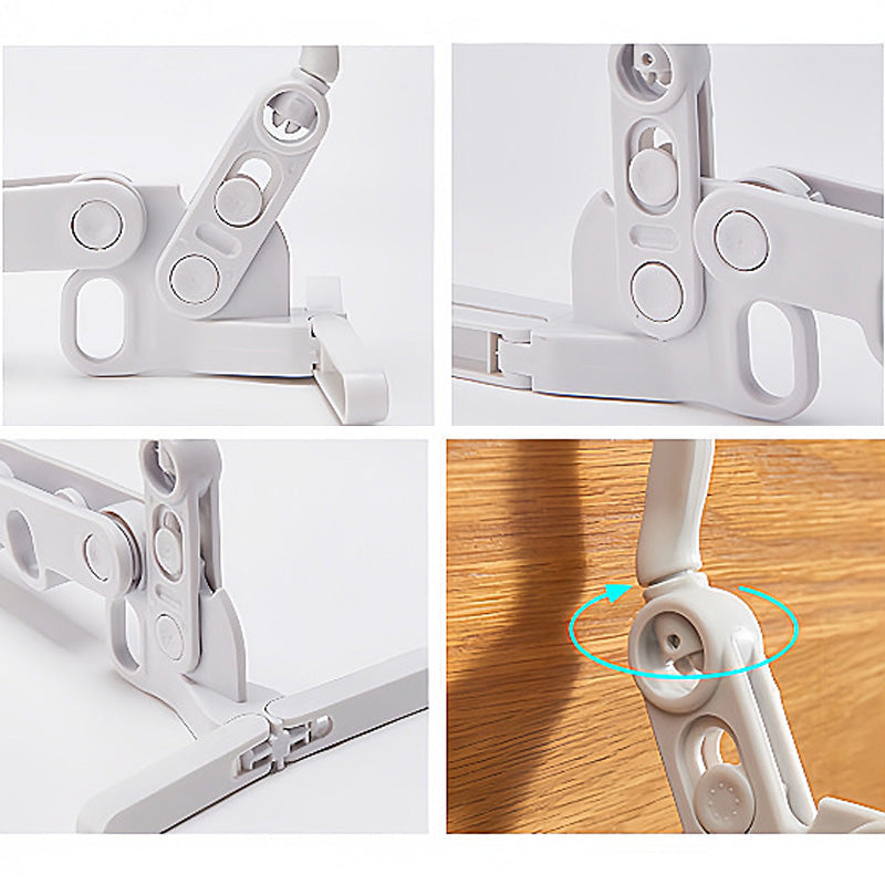 🧥📦 Foldable clothes hanger – 5 hooks, space-saving, perfect for travel!