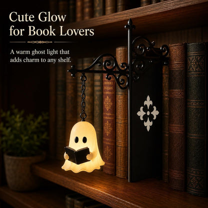 Library Lantern-Decorative Bookshelf Lighting, Miniature Hanging Shelf Lamp, Warm LED Nightlight, Reading Nook Literary Decor,Halloween decorations