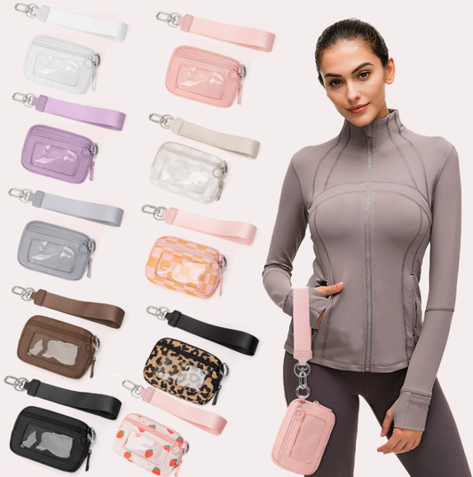 👝Ultra-Slim Minimalist Metal Wallet with RFID Blocking & Quick Access Pop-Up