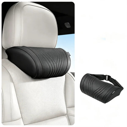 🚗💤 Relieve DrivingFatigue! UniversalMemory Foam CarHeadrest Neck Pillow,Ergonomic Support AutoNeck Cushion for LongRoad Trips