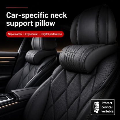 🚗💤 Relieve DrivingFatigue! UniversalMemory Foam CarHeadrest Neck Pillow,Ergonomic Support AutoNeck Cushion for LongRoad Trips