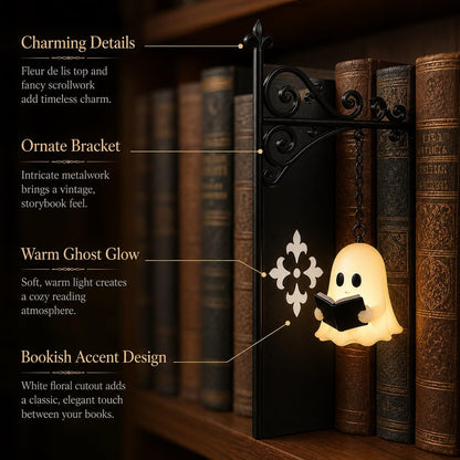 Library Lantern-Decorative Bookshelf Lighting, Miniature Hanging Shelf Lamp, Warm LED Nightlight, Reading Nook Literary Decor,Halloween decorations