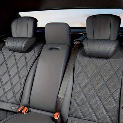 🚗💤 Relieve DrivingFatigue! UniversalMemory Foam CarHeadrest Neck Pillow,Ergonomic Support AutoNeck Cushion for LongRoad Trips