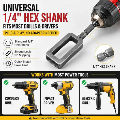 Heavy-Duty Wire Twister Tool – Multifunctional Wire Knotter with Twist Sleeve for Fast Bundling & Greenhouse Assembly