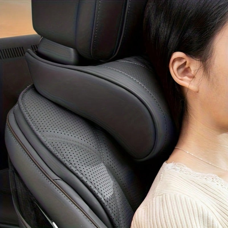 🚗💤 Relieve DrivingFatigue! UniversalMemory Foam CarHeadrest Neck Pillow,Ergonomic Support AutoNeck Cushion for LongRoad Trips