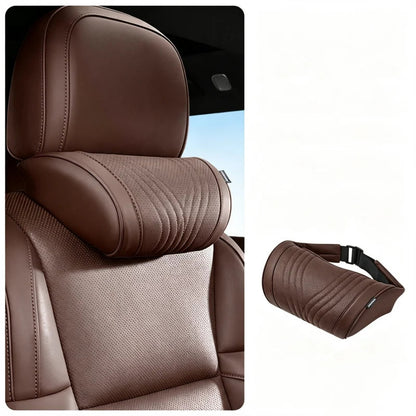🚗💤 Relieve DrivingFatigue! UniversalMemory Foam CarHeadrest Neck Pillow,Ergonomic Support AutoNeck Cushion for LongRoad Trips