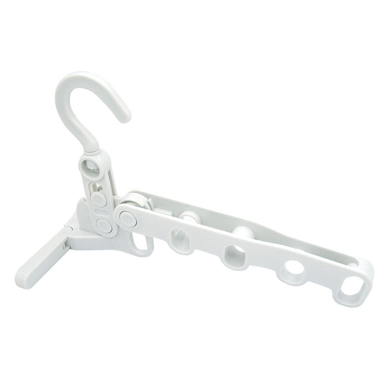 🧥📦 Foldable clothes hanger – 5 hooks, space-saving, perfect for travel!