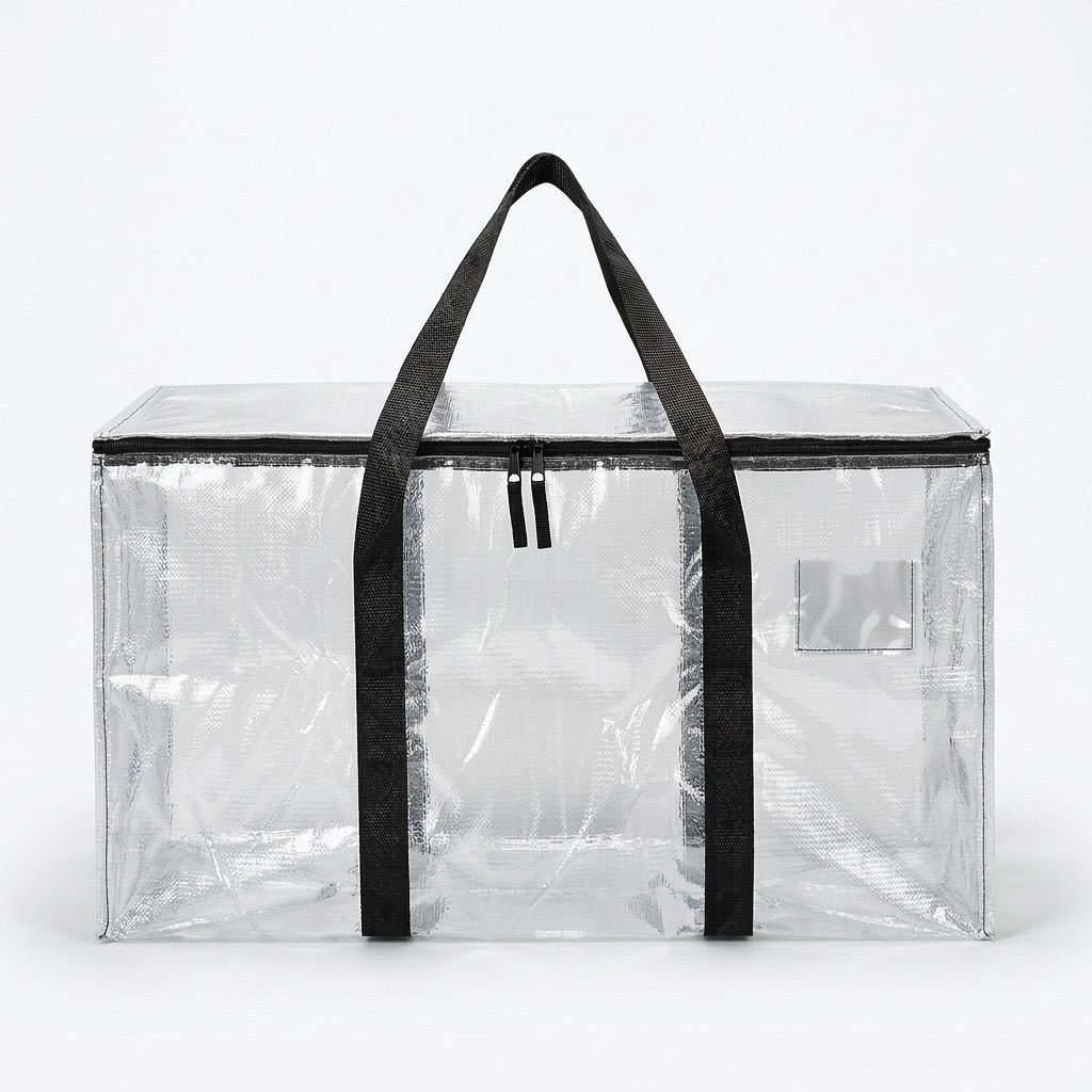 24 Gallon Extra Large Moving Bags Heavy Duty with Zippers & Carrying Handles
