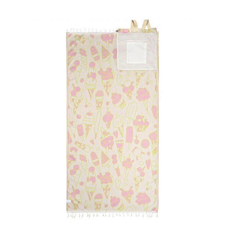 2-in-1 Beach Towel Backpack – Single Towel Bag