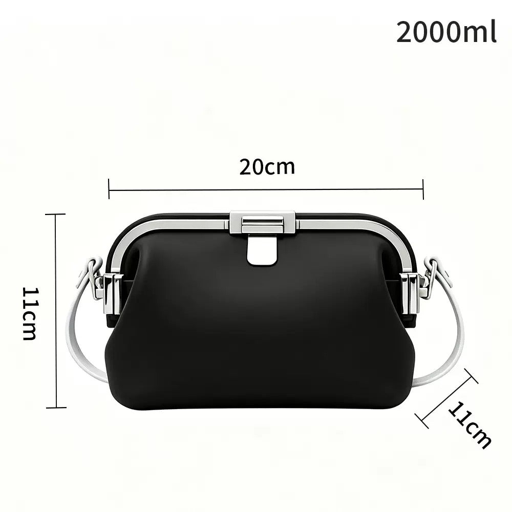 Women's Beach Tote | Silicone Pool Fashion Gym Bag | Silky PA66 nylon , Foldable , Waterproof , Sandproof , Heat-Resistant , Three-Buckle Design
