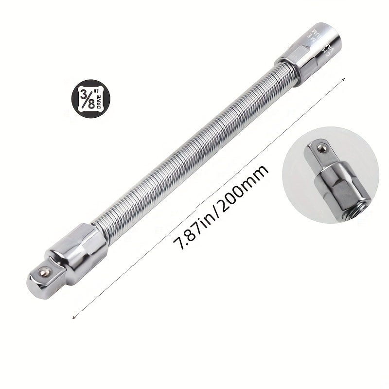 🔧 Flexible Socket Extension Rod Set  | Reaches All Hidden Bolts For Car & Home Repairs