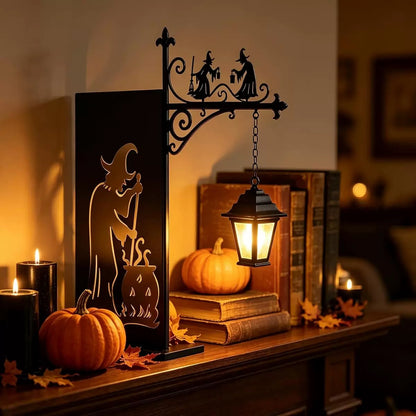 Library Lantern-Decorative Bookshelf Lighting, Miniature Hanging Shelf Lamp, Warm LED Nightlight, Reading Nook Literary Decor,Halloween decorations