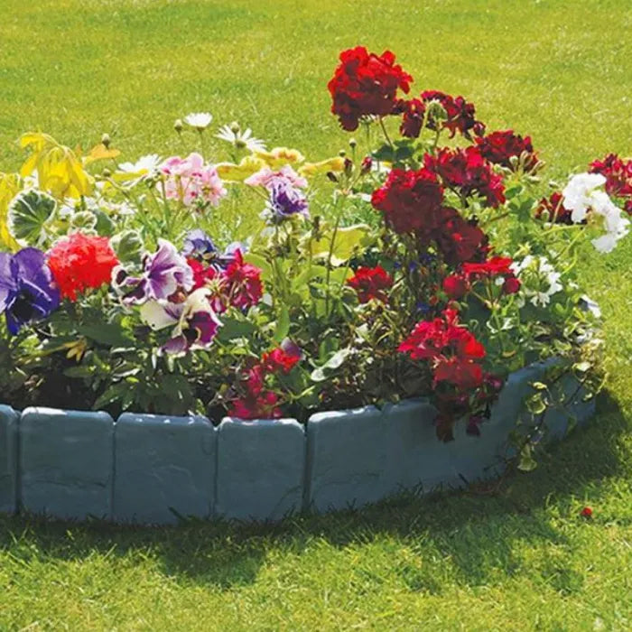 10-Piece Stone-Look Decorative Garden Edging Set