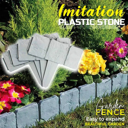 10-Piece Stone-Look Decorative Garden Edging Set